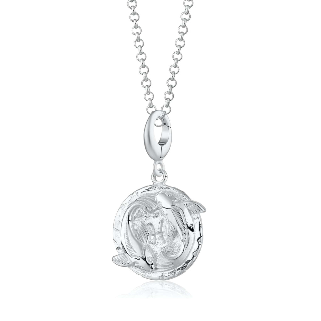 Silber Fische Sternzeichen Charm Halskette | Shop Nory