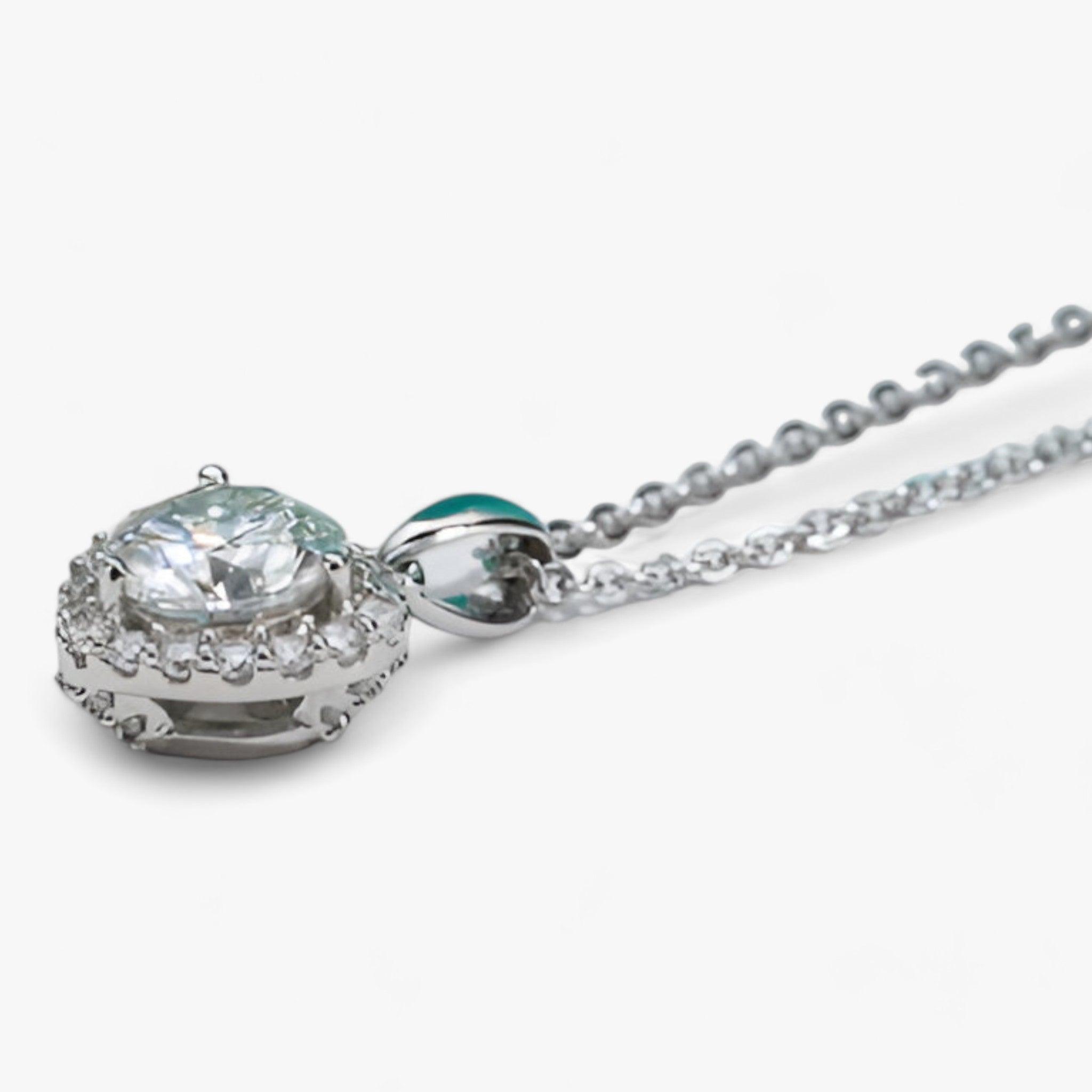 Moissanit-Herz-Anhänger-Kette – Amouria | Shop Nory