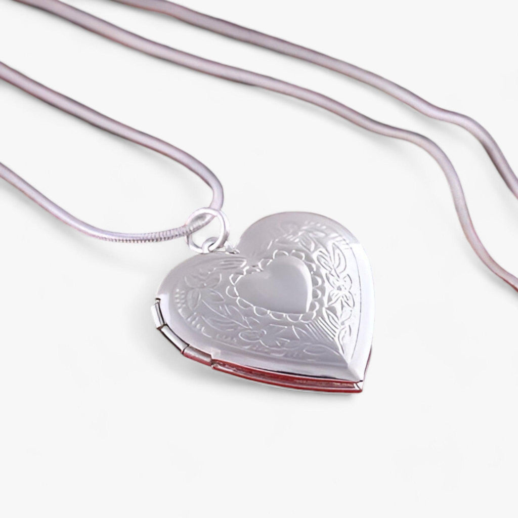 Shopnory | Herz Foto Kette In Silber