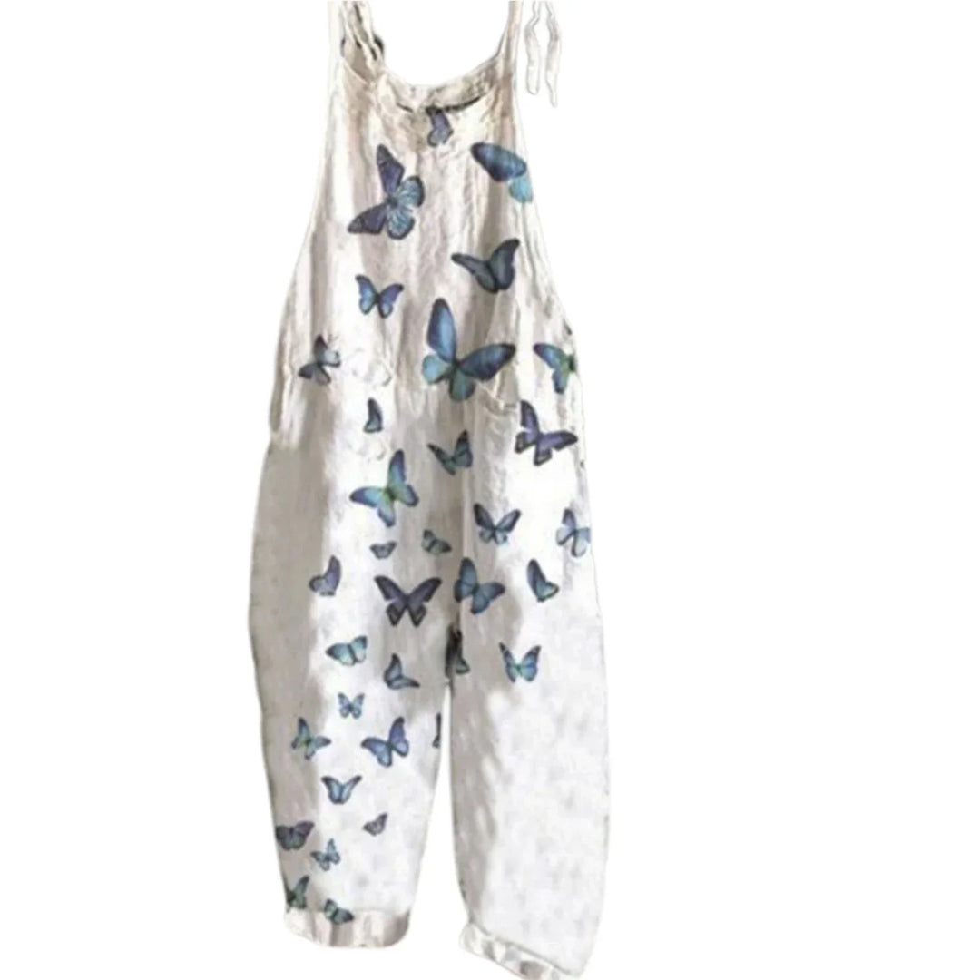 Latzhose Jeans Blume