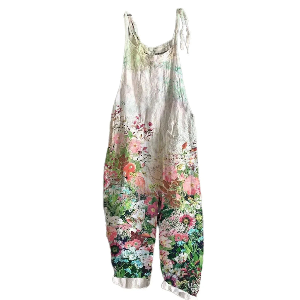 Latzhose Jeans Blume