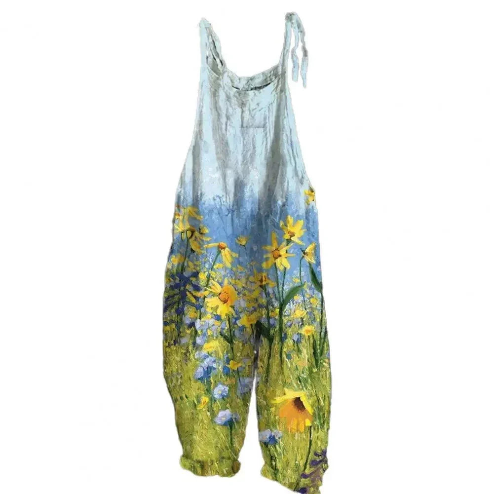 Latzhose Jeans Blume