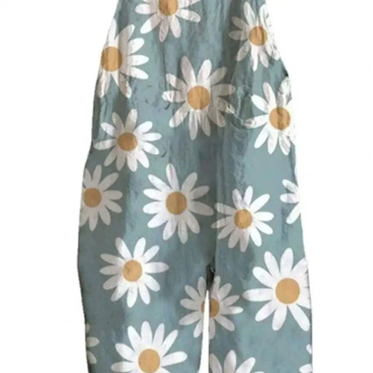 Latzhose Jeans Blume