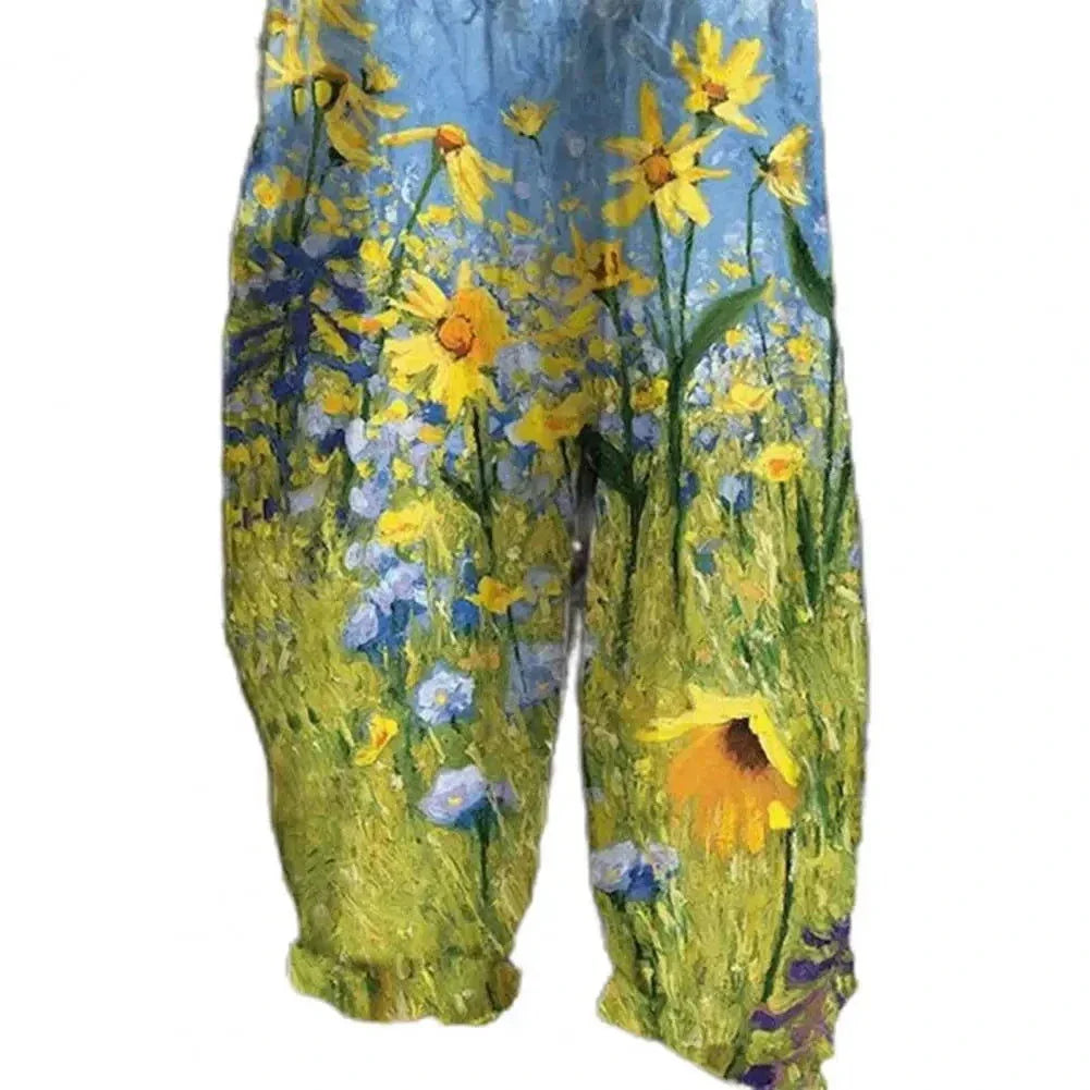 Latzhose Jeans Blume