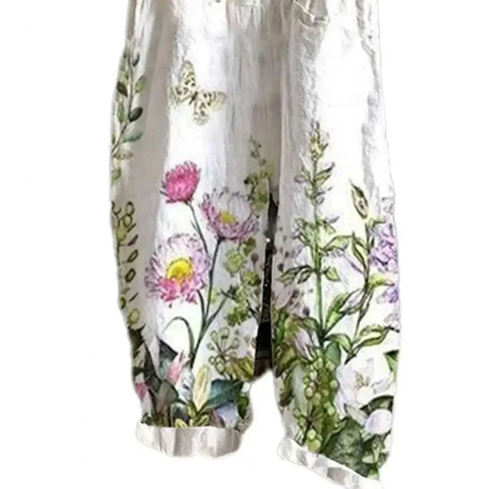 Latzhose Jeans Blume