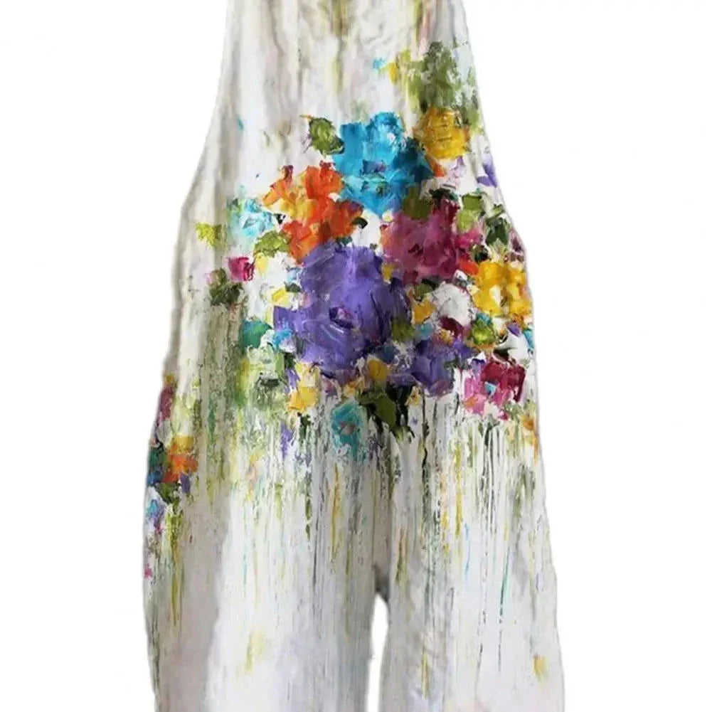 Latzhose Jeans Blume