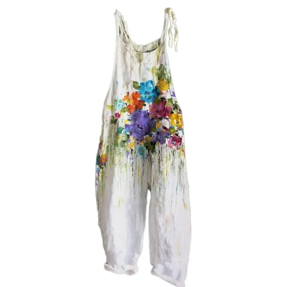 Latzhose Jeans Blume