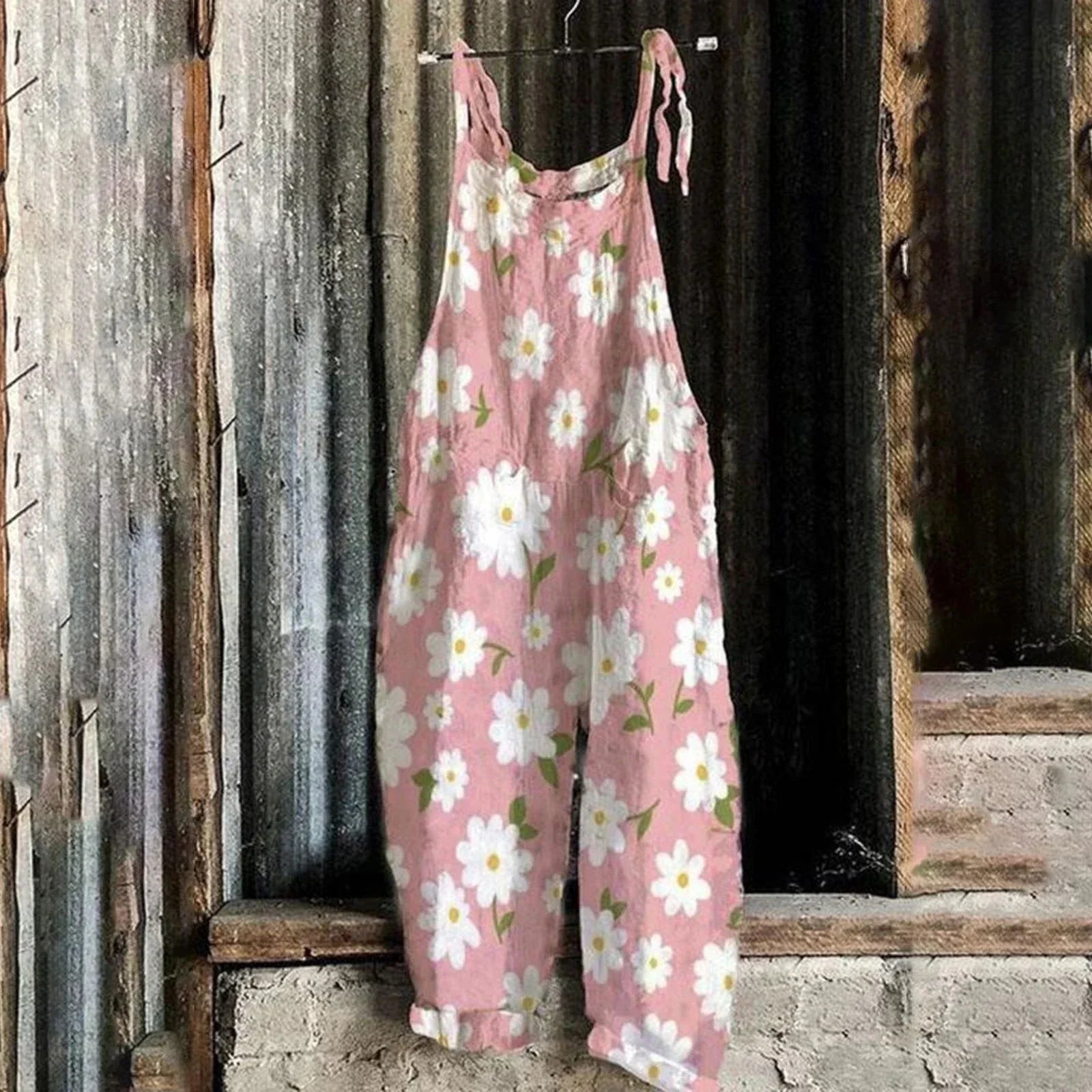 Latzhose Jeans Blume