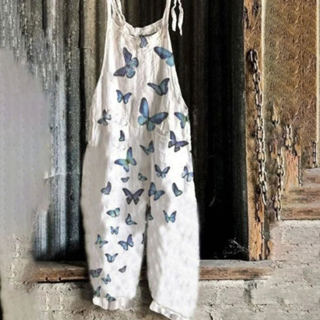 Latzhose Jeans Blume