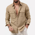 Shopnory | Modernes Komfortables Cargo Hemd