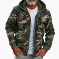 Shopnory | Cargo-Jacke Im Camouflage-Stil mit Kapuze - Modischer Outdoor- und Streetwear-Look