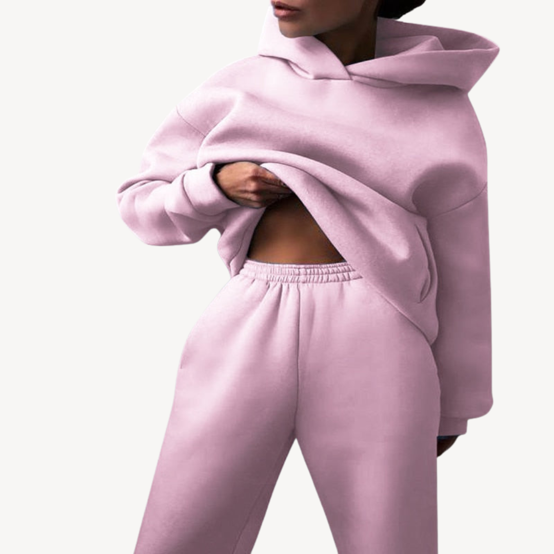 Oversized Hoodie und Jogger Set für Frauen
