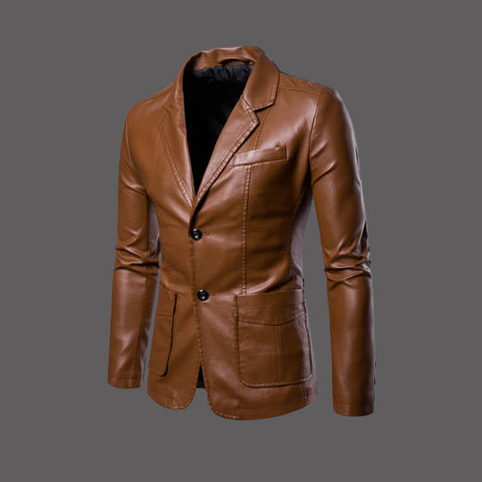 Modische Lederjacke für Herren
