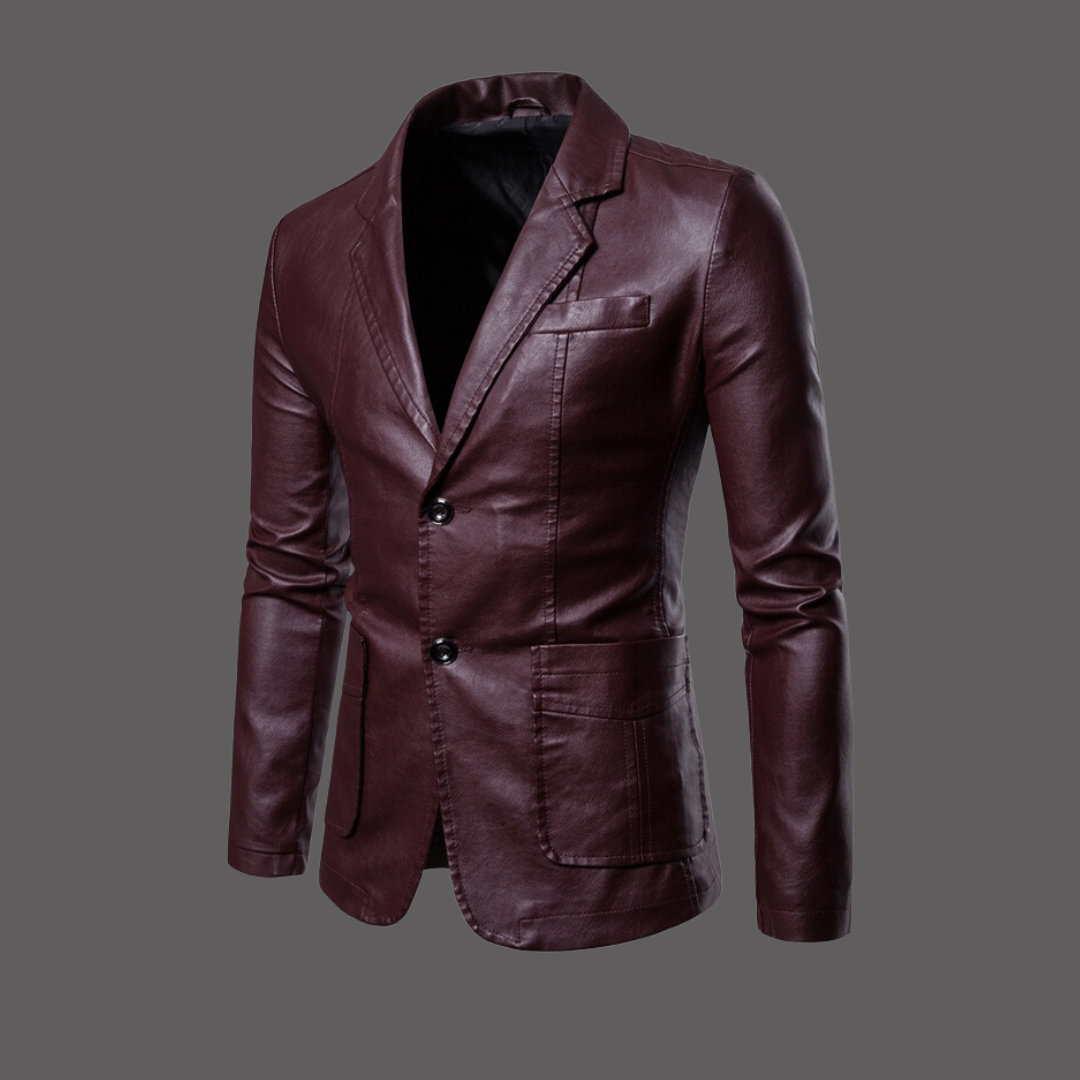 Modische Lederjacke für Herren