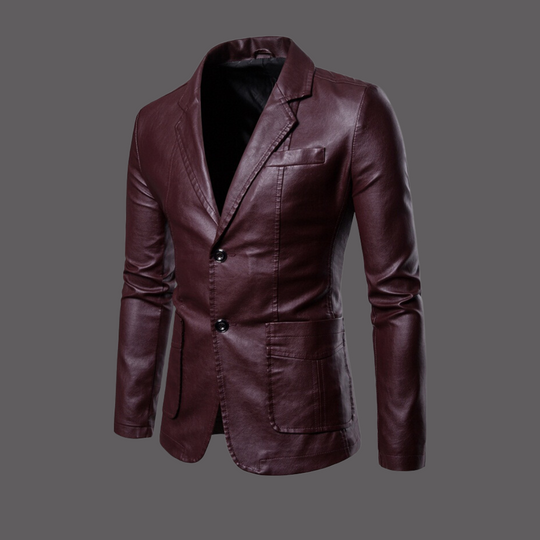 Modische Lederjacke für Herren
