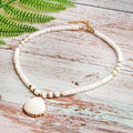 Perlenkette Mit Muschelanhänger | Shop Nory