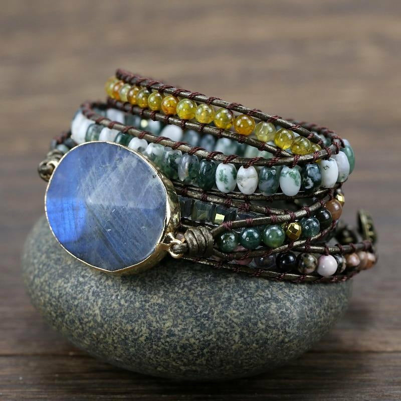 Natursteine Charme Böhmisches Armband | Shop Nory