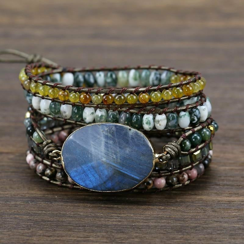Natursteine Charme Böhmisches Armband | Shop Nory