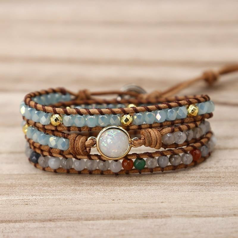 Naturstein Böhmisches Armband | Shop Nory