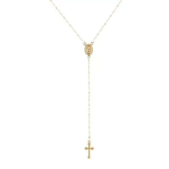 Elegante Rosenkranz Kette für Damen