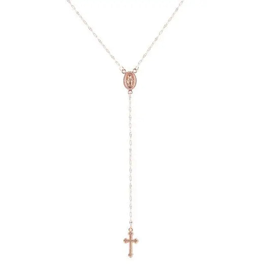 Elegante Rosenkranz Kette für Damen
