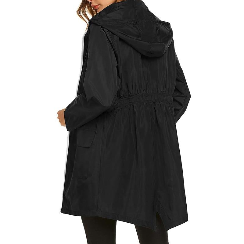 Leichte Regenjacke für Damen mit Kapuze