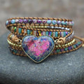Handgemachtes Buntes Naturstein Armband | Shop Nory
