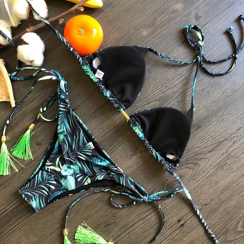 Bikinis Satz Push up