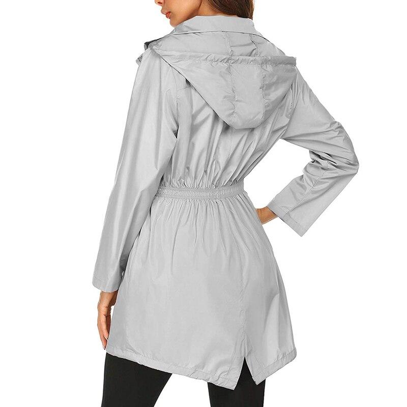 Leichte Regenjacke für Damen mit Kapuze