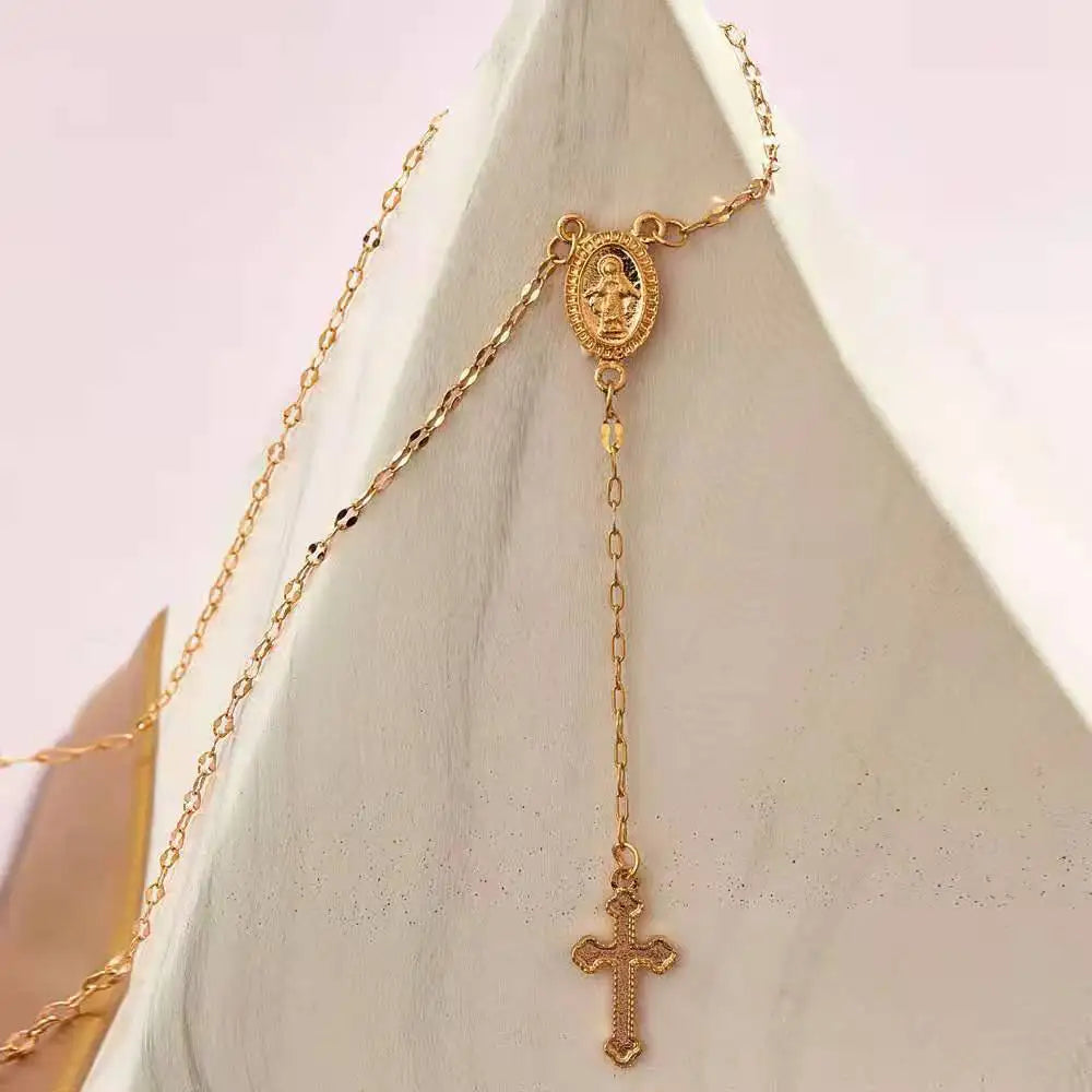 Elegante Rosenkranz Kette für Damen