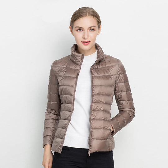 Stadt Eleganz Leichtgewicht Daunenjacke
