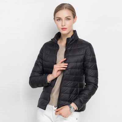 Stadt Eleganz Leichtgewicht Daunenjacke