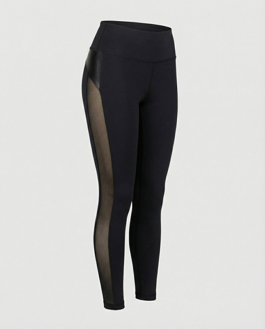 Damen Sport-Leggings mit atmungsaktivem Mesh-Einsatz