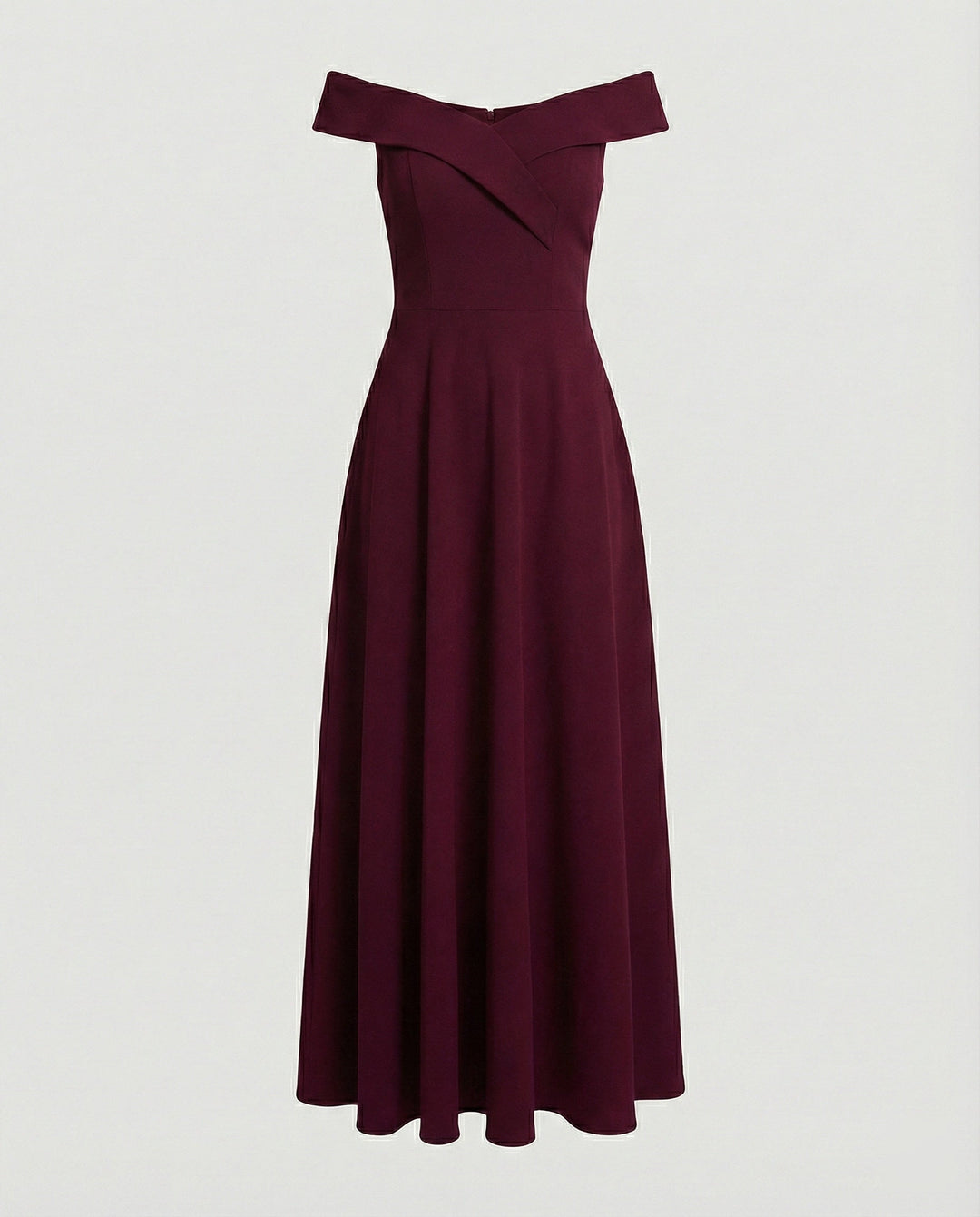 Elegantes Off-Shoulder Langes Catwalk Abendkleid