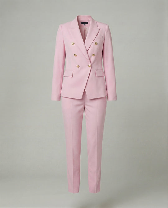 Shopnory | Damen Satz mit Schickem Knopf Blazer