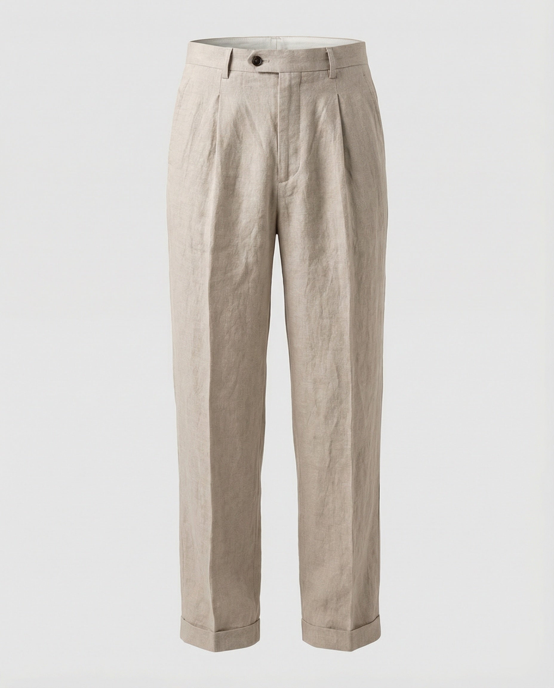Herren elegante und bequeme Leinenhose