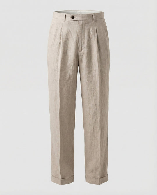 Herren elegante und bequeme Leinenhose