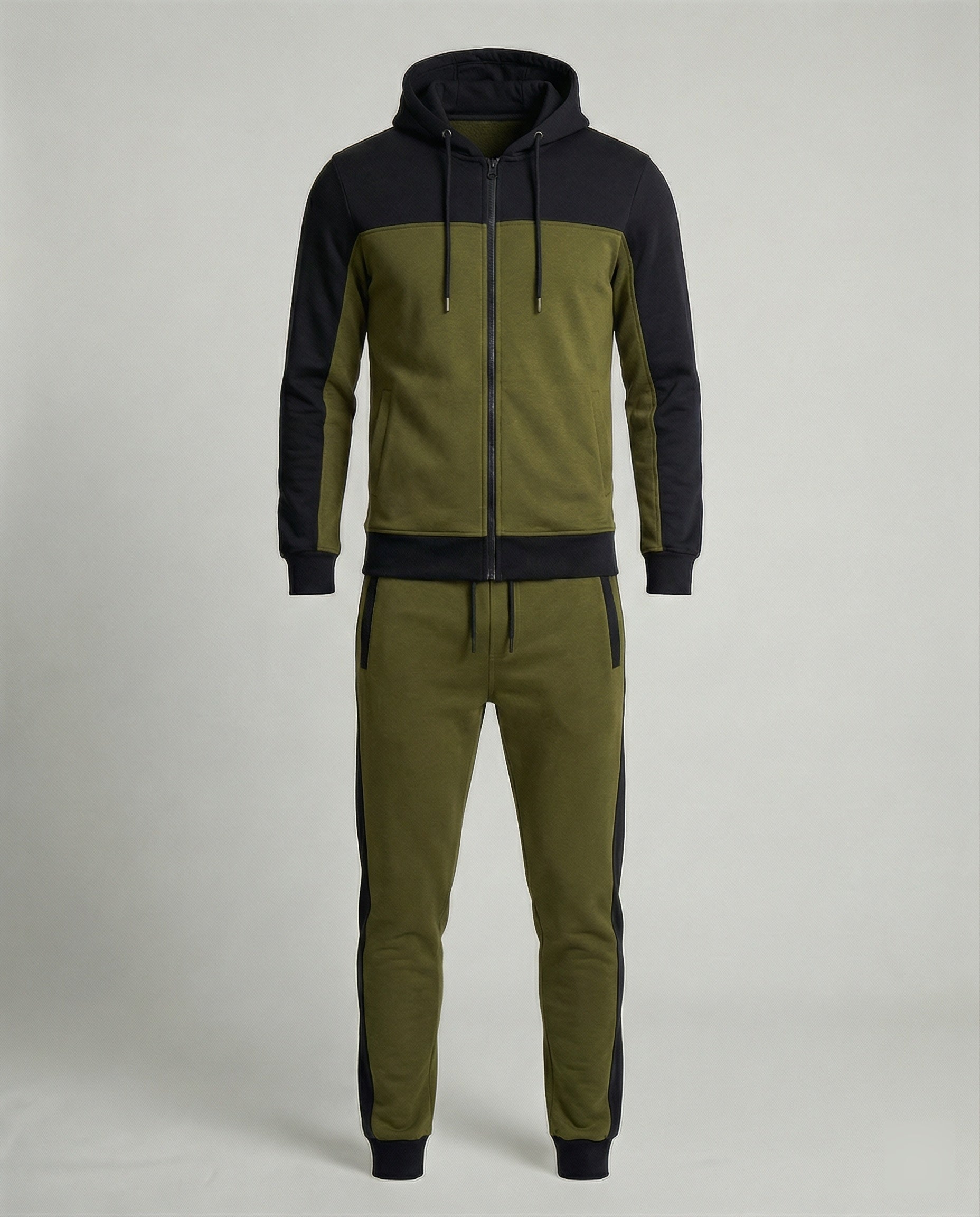 Herren Sportlicher Jogginganzug Slim Fit