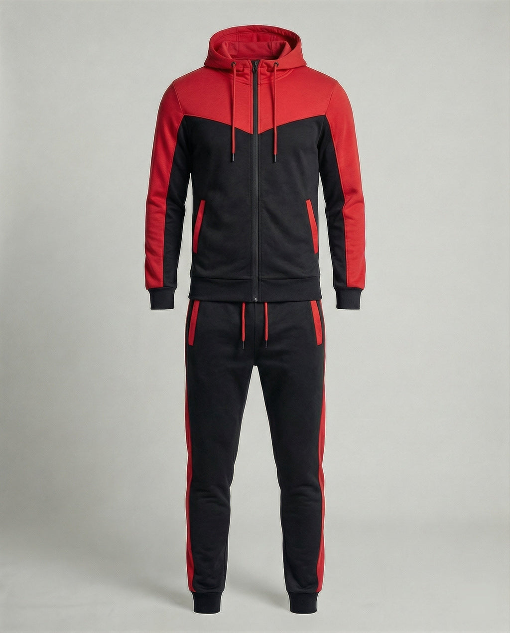 Herren Sportlicher Jogginganzug Slim Fit
