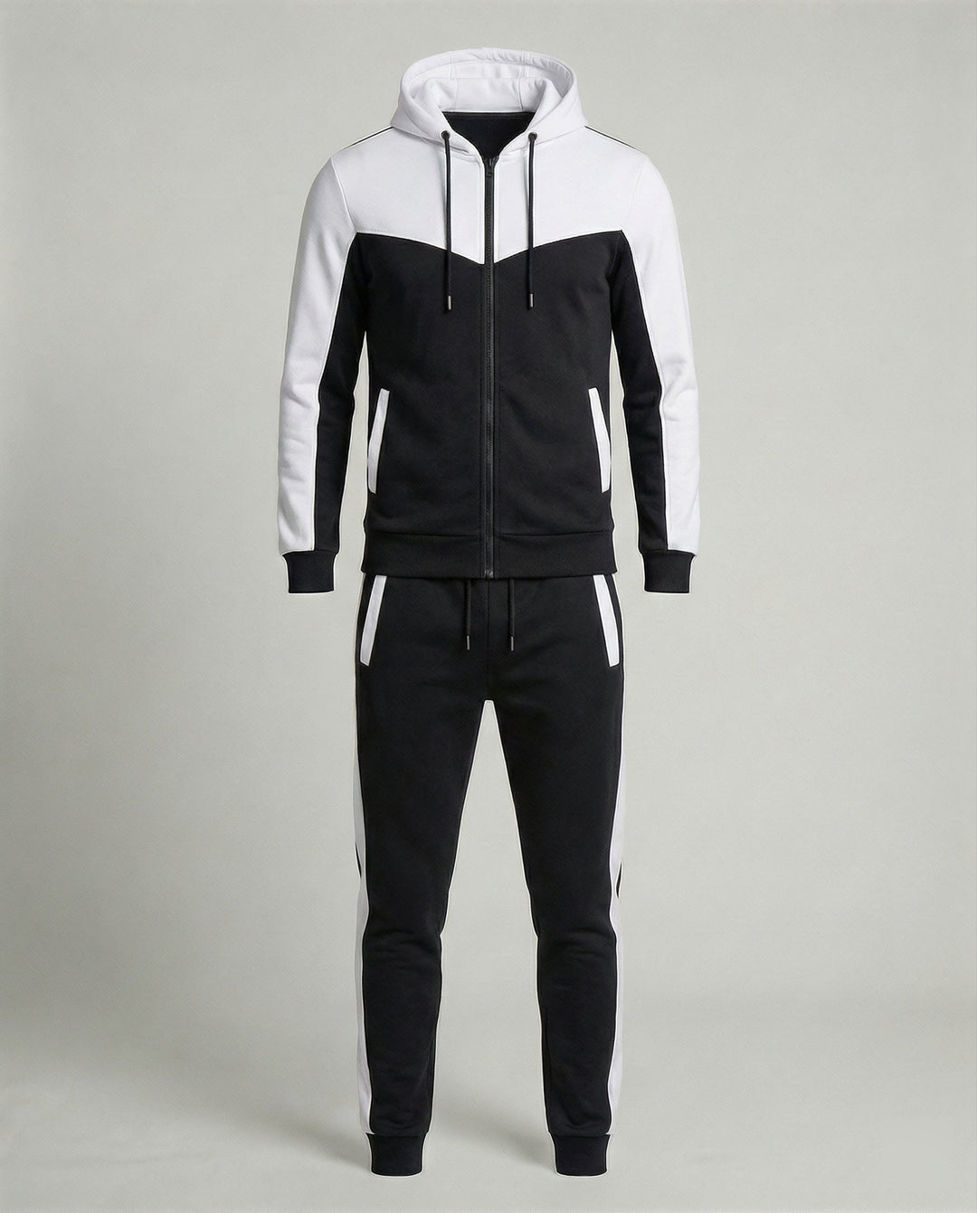 Herren Sportlicher Jogginganzug Slim Fit