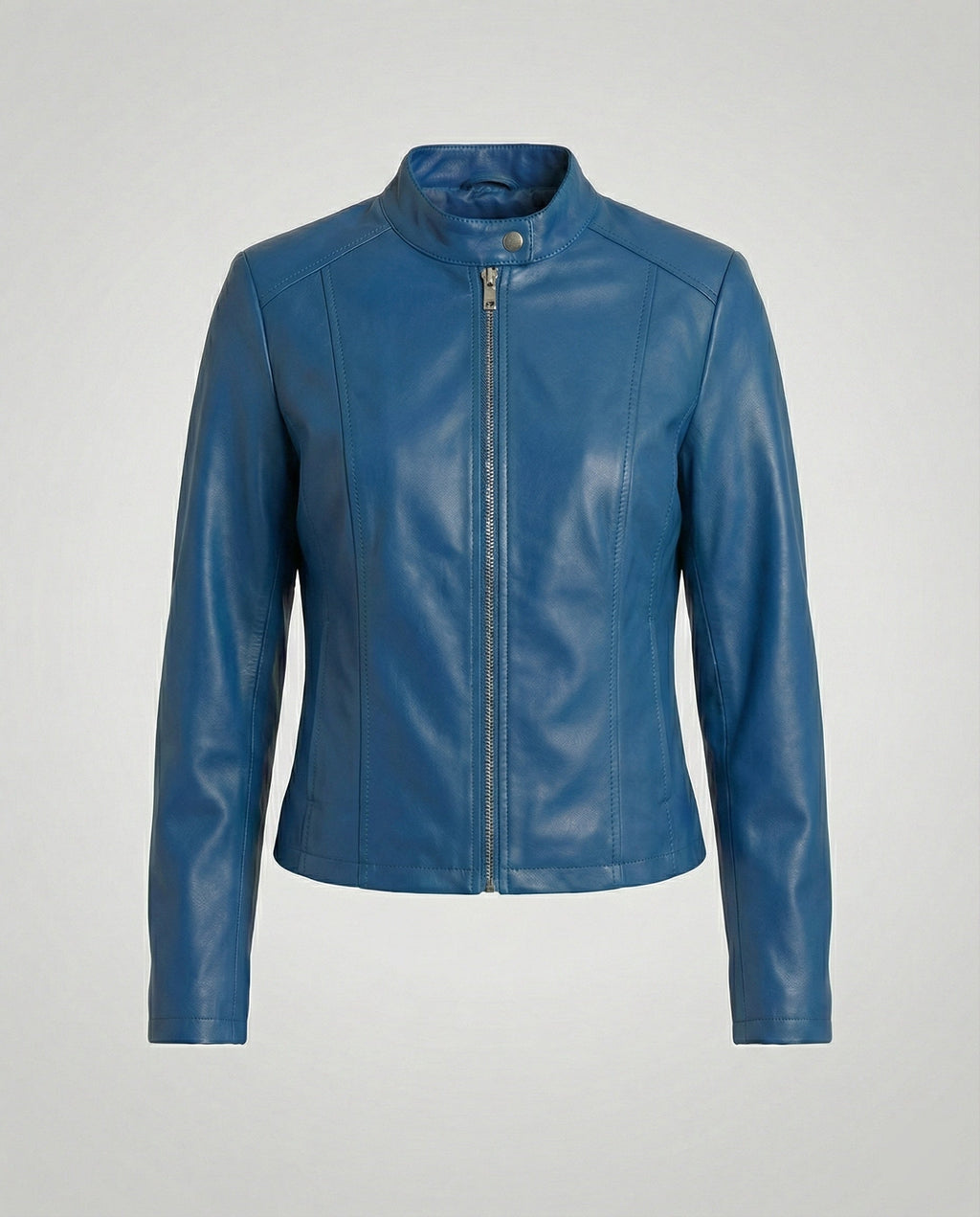 Damen Bikerjacke Lederimitat