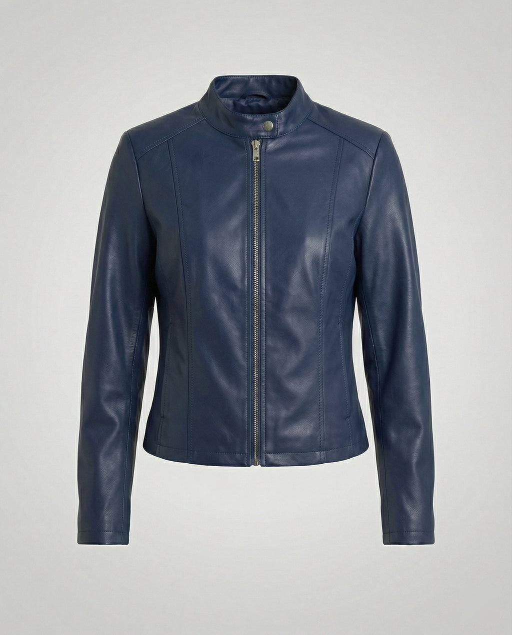Damen Bikerjacke Lederimitat