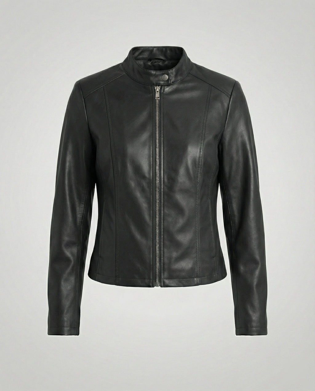 Damen Bikerjacke Lederimitat