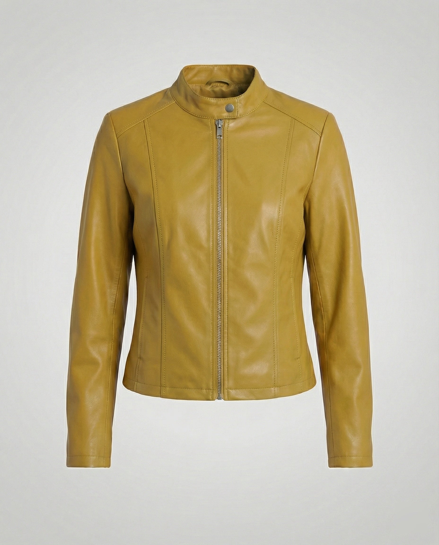 Damen Bikerjacke Lederimitat