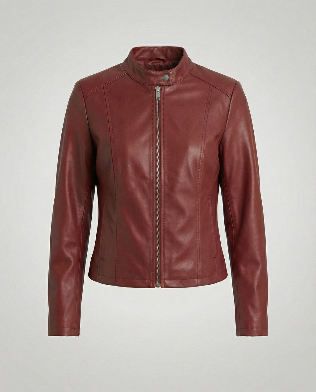 Damen Bikerjacke Lederimitat