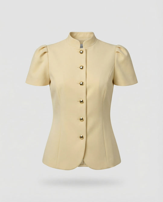 Damen Bluse mit Puffärmeln