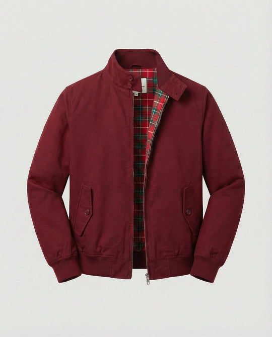 Herren Harrington-Jacke mit Reißverschluss