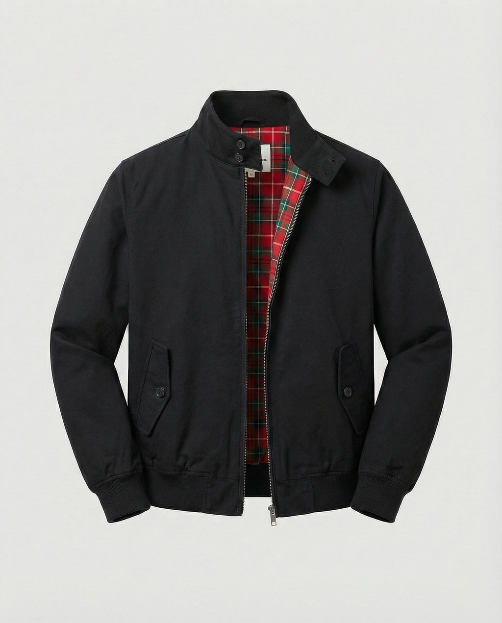 Herren Harrington-Jacke mit Reißverschluss