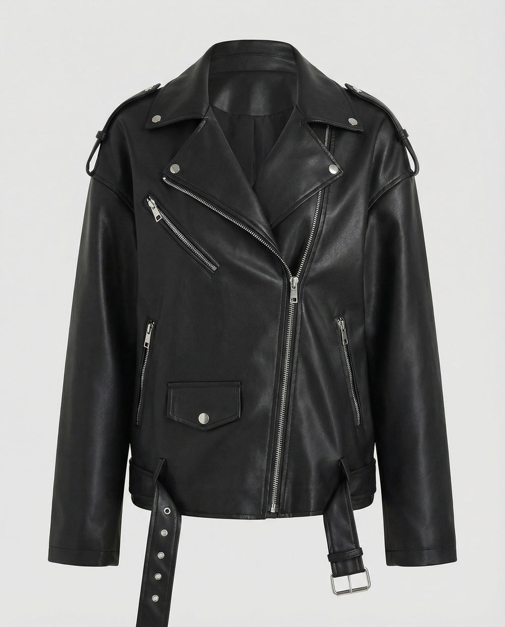Freizeitkleidung Damen Bikerjacke Vegan