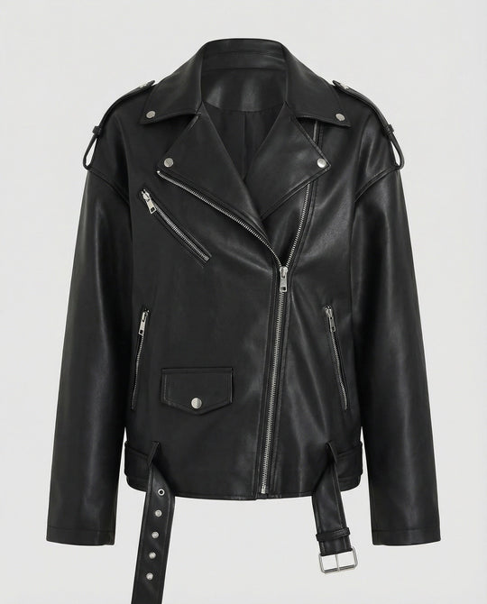 Freizeitkleidung Damen Bikerjacke Vegan